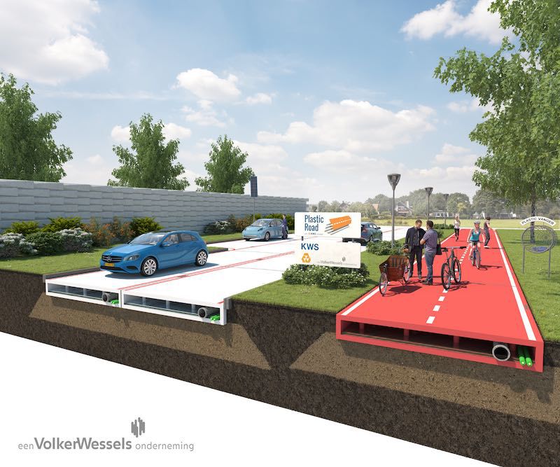 Armando Antonio Iachini Lo Medico: Futuras carreteras holandesas hechas de plástico reciclado serán como Legos